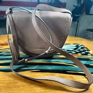 Lucky Brand Leather Cross Body Bag 3 Compartments New / Never Used